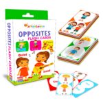 Fun Learn Opposites Flash Cards for Kids, Educational Learning Toy, Toddler Age
