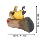 TIED RIBBONS Resin Action Birds On Tree Garden Decoration Items For Balcony Outdoor Lounge Figurines Statue(19 X 16 Cm,L X H),Multicolour - Image 3