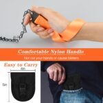 DRUCILA Pocket Chain Rope Saw Portable Hand Powered Saw With Sharp Teeth Blades for Wood Cutting Outdoor Hiking Camping Survival Gear Garden Work With Carrying Pouch. - Image 2