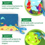 Skillmatics Paper Scissor Activity Book Snip Snip 25 Fun Cutting & Creative Activities for Preschoolers 2 Child-Safe Scissors Fine Motor Skills Craft Kit for Kids Ages 3, 4, 5, 6, 7 Multicolour - Image 4