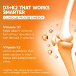 Rasayanam Vitamin D3 K2(MK-7) | 100% Vegan Vitamin D3 | Superior K2(MK-7) from Balchem, USA | For Calcium Utilization, Bone Strength & Heart Health | D3 Supplement For Immunity | 120 Veg Tablets - Image 3