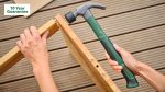 BOSCH Claw Hammer 450 g/16 oz with soft bumper | Carbon Steel Head (50–58 HRC) | Fiberglass Core Handle with Ergonomic Soft-Grip | V-Shaped Claw for Nail Removal | Durable DIY Hand Tool - Image 2