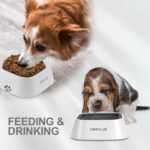 No Splash Dog Water Bowl with Floating Disk, 1.5L Slow Drinking Feeder, Anti-Overflow Anti-Choking No Spill Pet Water Bowl For Dog Cat Puppy Kitten (Black) - Image 7