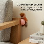 3D Panda Door Stopper Sticker (Pack of 2) – Cute Silicone Anti-Collision Wall Protector | Squishy Panda Belly Door & Car Bumper Guard | Table Edge Safety Protector - Image 3