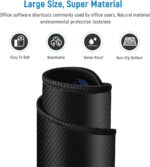DC Anti-Slip Keyboard Pad with Office Software Excel Shortcuts Mousepad, Clear Extended Large Cheat Sheet Mouse Pad, Keyboard Mouse Pad for Office & Home(Keyboard Cleaner Brsh)80x30cm - Image 4