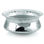 GS Aluminium Biryani Handi Pot with Lid | Hammered Dhari Patiya Finish Tope Patila Vessel | Multipurpose Cooking & Serving Utensil for Kitchen, Size 11, 19 cm, 1300 ML. - Image 4
