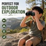 Monex Stationary Kids Camouflage Binoculars 4X Magnification for Boys & Girls | Outdoor Adventure Explorer Toy | Bird Watching, Camping, Hiking & Nature Exploration Educational Gift for Children - Image 7