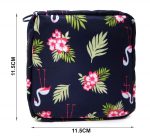 T ESSENTIALS Small Pouch for Women Girls Sanitary Napkin Bag Menstrual Pad Bag Makeup Organizer Cosmetic Bag Mini Travel Pouch for Charger Earphone Accessories Organizer for Handbag & Purse (Blue) - Image 2