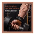 Lifelong Leather Weight Lifting Straps with Wrist Support | Grip Straps for Weight Lifting | Wrist Band for Workout | Fitness Accessories for Men & Women | Home Workout Equipment - Image 8