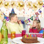 Party Propz Golden Balloons For Decoration - 12 Pcs, Golden Confetti Balloons for Decoration | Party Decorations | Glitter Balloons Gold Balloons For decorations | Birthday Balloon - Image 7