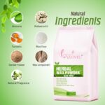 VLOVEU Wax Powder for Hair Removal for Women - 120 gm (Pack of 1) | Hair Removal Powder with Aloevera | Painless Herbal Wax Powder, All Skin Types Hands, Legs, Underarms, Bikini & Intimate Area - Image 5
