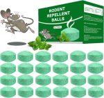 Rat Repellent Rodent, Mouse, Rats, Spider, Squirrel, Pest Control Indoor & Outdoor, Natural Mouse Deterrent Replace Traps Car Home Pack of 1 (10 Tablet) Repel Mice and Rats Protect Wires in Car, No Kill Only Repels Home Garden Patio Garage Rat Controller Pills to Keep Rodents Out of Car (10-boll)