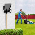 NYALA 1 Pcs Heavy Duty Black Garden Hose Hangers – Outdoor Water Hose Storage Holder & Wall Mount Hose Reel Stand (Rust-Resistant, Easy Install) - Image 6