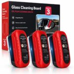 Pack of 3 Automotive Oil Film Cleaning Brush, Glass Cleaning Board, Car Glass Oil Film Removal Cleaner, Powerful Windshield Cleaner & Oil Film Remover, Enhance Visual Effect of Windshield (3 Unitss)