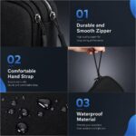 BKK Travel Organizer Pouch for Men | Gadget Organizer Bag with Cable Organiser, Charger Pouch, Tech Accessories Storage, Power Bank Case, Mobile Accessories & Travel Essentials Organizer - Image 6