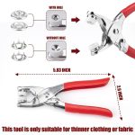 Snap Button Fastener Kit with Pliers Tool, Assorted Metal Press Studs and Storage Box - DIY Snap Repair Set for Clothing, Baby Clothes, Bags, Crafts, Sewing and Fabric Fastening Projects - Image 2