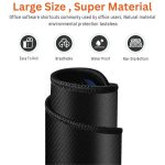 Large Extended XXL Gaming Mouse Pad with Non-Slip Rubber Base, Stitched Edge Mouse Mat for Laptop, Computer & Desk - 90 x 40 x 0.3 cm - Shortcut Keys Design - Image 4