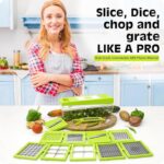 Manual Hand Pull Food Chopper – Powerful Vegetable & Onion Cutter with Sharp Stainless Steel Blades, Easy Pull Mechanism Compact Kitchen Tool (Multipurpose Chopper) - Image 3