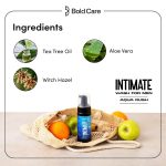 Bold Care Aqua Rush Foaming Intimate Wash for Men [120 ml] with Tea Tree Oil, Aloe Vera & with hazel | pH Balancing Wash | No Alcohol, No Parabens, No Sulphates | No Itching, Irritation & Bad Odor - Image 3