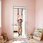 Pull Up Bar for Home for Kids, Gymnastics Equipment for Kids, Kids Hanging Rod for Height, Monkey Bar for Home for Kids, Kids Exercise Equipment for Home, 1.45 Meters Length Adjustable Gray Rings - Image 6
