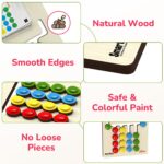 Smartivity Kids Montessori Slide Puzzle I Color & Pattern Matching Learning Toys for Kids 4-8 Years I Birthday Gift for Boys & Girls I Educational Activity I Travel Friendly I Wooden Puzzle - Image 7