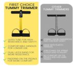 ALN® Premium Tummy Trimmer Latex Rubber Pull Reducer 4 Tubes Resistance Band Pedal Exerciser | Home Gym Fitness Equipment | Men & Women| Yoga| Full Body Workout |Strectching Exercise Updated 2025 - Image 2