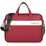 Gilmore Oak Alfred Laptop Bag with Detachable Shoulder Strap – Premium Artificial Leather, Fits up to 15.6” Laptops – Slim, Travel-Friendly (Maroon) - Image 2