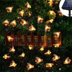 AERYS Solar String Lights Outdoor 21 Ft 30 LED Solar Bee String Lights with 8 Lighting Modes Bumble Bee Lights for Garden Yard Lawn Patio Party Grass Decor (Warm White) - Image 6