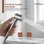 Lifelong Health Faucet Gun, Hand Jet Bidet Spray Head|ABS Material|Health Faucet for Bathroom|Wall Mount Installation (LLBAHFH19, Chrome, 1 Year Warranty) - Image 2