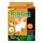 Kinoki Foot Patch Pads, Herbal Foot Care Detox Pads with Natural Ingredients, Easy Stick Sleep Patches for Foot Comfort, Relaxation and Daily Self Care Routine (Pack of 10)