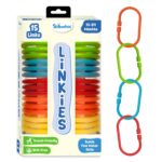 Skillmatics Connectable Learning Link Toy for Toddlers – Fun & Educational Snap-Together Toy for Babies, Fine Motor Skill, Hand-Eye Coordination & Early Learning, Gift for Ages 10–24 Months, 15 Links