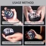 Gyroscopic Hand Trainer, Wrist Trainer Ball, Forearm Trainer and Muscle Trainer, Fitness Equipment for Training Arm Muscles, Gyrotwister - Image 6