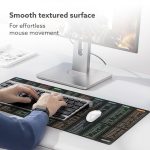 AGARO Keyboard Shortcut Deskmat, Extra Large Desk Mouse Pad with Windows & Office Shortcuts, Anti-Slip Rubber Base, Smooth Fabric Surface, Waterproof, Durable & Ideal for Office, Home & Students - Image 3