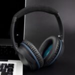 SoloWIT Earpads for Bose Headphones - Black&Blue | for QuietComfort QC15/QC25/QC2/QC35, (SoundTrue/SoundLink)Around-Ear I/II, AE2/AE2i - Image 3