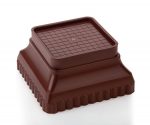 U-MAX 4-Pack Sofa & Bed Leg Lifts, Anti-Slip Base for Stability, Increases Height, Prevents Floor Scratches, Legs Refrigerator Stand (Brown, New Squar Stand) - Image 6