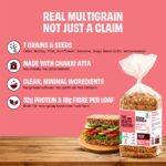 The Health Factory Zero Maida Bread - Super Multi Grain, 375 gm - Image 3