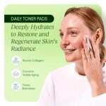 Toning Polish Pads - Korean Skincare for Dark Spots, Wrinkles & Dull Skin - Hydrating Facial Treatment with Snail Mucin, Niacinamide, Peptides & Centella - 100 Count - Image 4