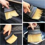 1 Pcs Car Cleaning Accessories Kit | Interior & Exterior Cleaning Brush for Dashboard, AC Vent, Laptop Keyboard | Multi-Purpose Car Care Kit for Car Interior (Car Brush) - Image 4