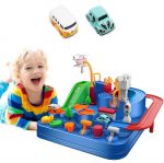 Car Race Track Adventure Toys for 3+ Year Old Boys & Girls, City Rescue Preschool Educational Vehicle Puzzle Playset - Image 5