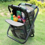 CAMPORT Folding Camping Chair Stool Backpack with Cooler Insulated Picnic Bag, Hiking Camouflage Seat Table Bag Camping Gear for Outdoor Indoor Fishing Travel Beach BBQ - Image 2