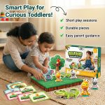 GiniMini Safari 3D Puzzle Game for Toddlers 2+ | Montessori Educational Scene Builder with Animals | 45+ Pieces | Screen-Free Learning Toy for Preschool Kids - Image 4