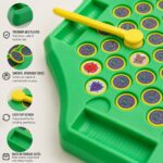 Montessori Memory Matching Game for Kids Age 3+ | Flipping Chess Match Board Game with Animal & Fruit Pattern Chips | Parent Child Educational Puzzle Toy for Memory, Focus & Early Learning - Image 3