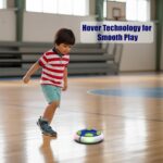 Mirana Air Football Smart Toy for Kids | 3-Mode USB Type-C Rechargeable Hover Ball | Indoor Electric Hoverball with LED Lights | Birthday Gift for Boys & Girls 2 3 4 5 6 7 8 9 10 Years (Blue-Green) - Image 2