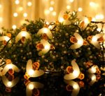 AERYS Solar String Lights Outdoor 21 Ft 30 LED Solar Bee String Lights with 8 Lighting Modes Bumble Bee Lights for Garden Yard Lawn Patio Party Grass Decor (Warm White) - Image 5
