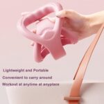 3 Pack Figure 8 Resistance Band Elastic Bands with Handles for Stretching Working Out Arm Back Shoulder Chest Exercise Rope Bands Fitness Equipment for Yoga, Pilates, Physical Therapy - Image 6