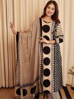 Klosia Women Printed Straight Kurta and Pant Set with Dupatta | Printed Kurta Set | Cotton Kurta Set | Women Kurta Sets | Summer Suit | - Image 5