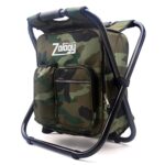 CAMPORT Folding Camping Chair Stool Backpack with Cooler Insulated Picnic Bag, Hiking Camouflage Seat Table Bag Camping Gear for Outdoor Indoor Fishing Travel Beach BBQ