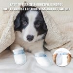 RvPaws Disposable Dog Boots for Paw Protection, 20 Pcs Pet Shoes with Adjustable Self-Adhesive Bandage, Dog Disposable Foot Covers for Outdoor & Indoor Walking (Suitable for Less 12Kg) - Image 4