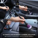 VARNIRAJ Premium Ultra-Soft Car Interior Detailing Brush, Scratch-Free Auto Dash Duster & Crevice Cleaning Tool for Air Vents, Center Console, Keyboards & Leather Seats - Automotive Care Accessory | Car Detailing Brush - Image 4