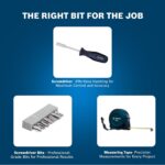 BOSCH 12-Piece Hand Tool Kit for Home | Screwdriver, Plier, Wrench & More | Professional Precision Tools | Ergonomic & Rust-Resistant | Hard Case | Blue - Image 5